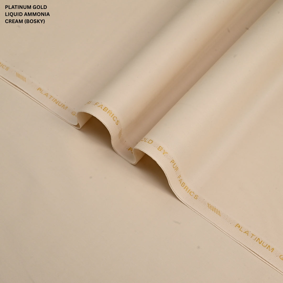 Platinum Gold Cotton - Liquid Ammonia Finish
