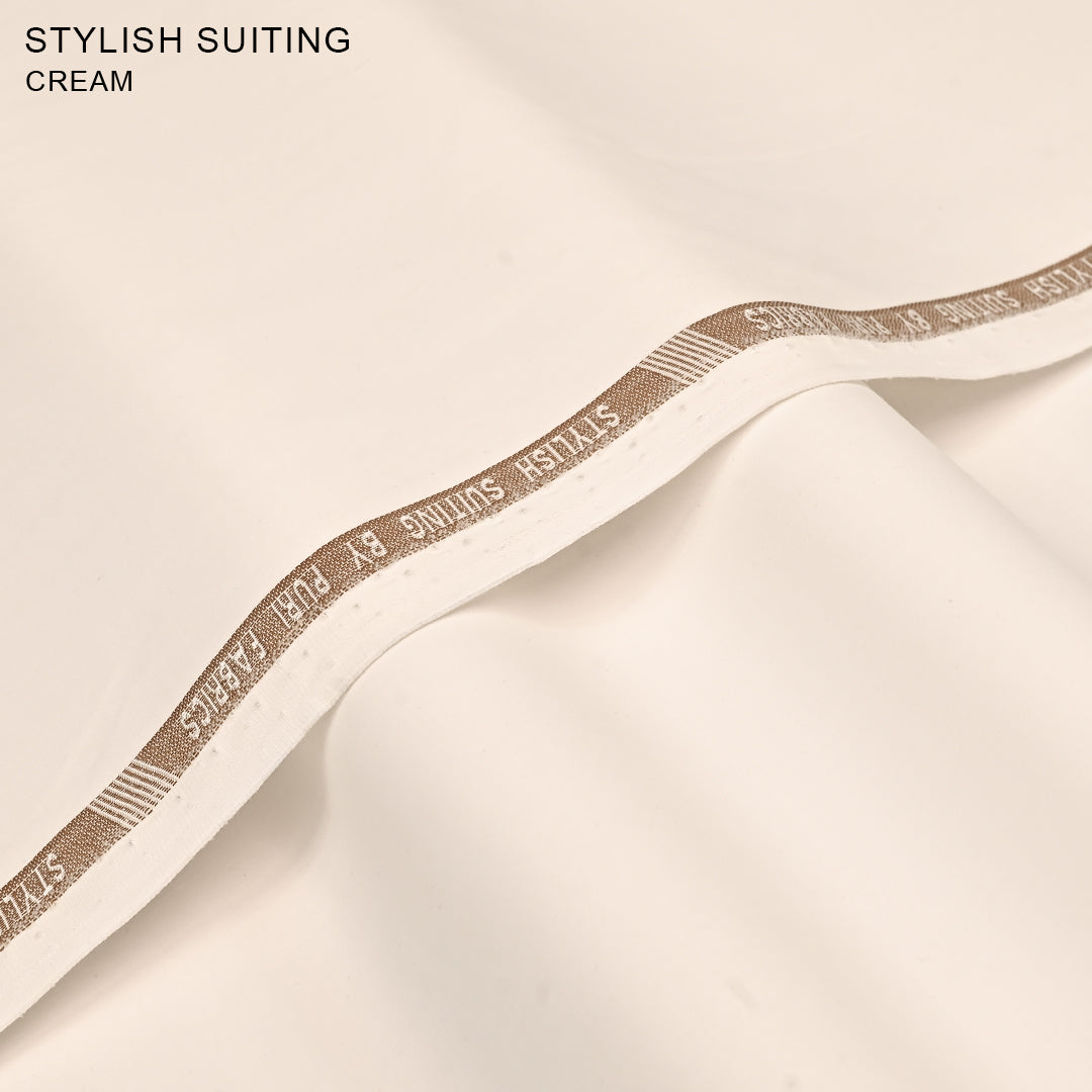 Stylish Suiting - 100% Egyptian Wash & Wear