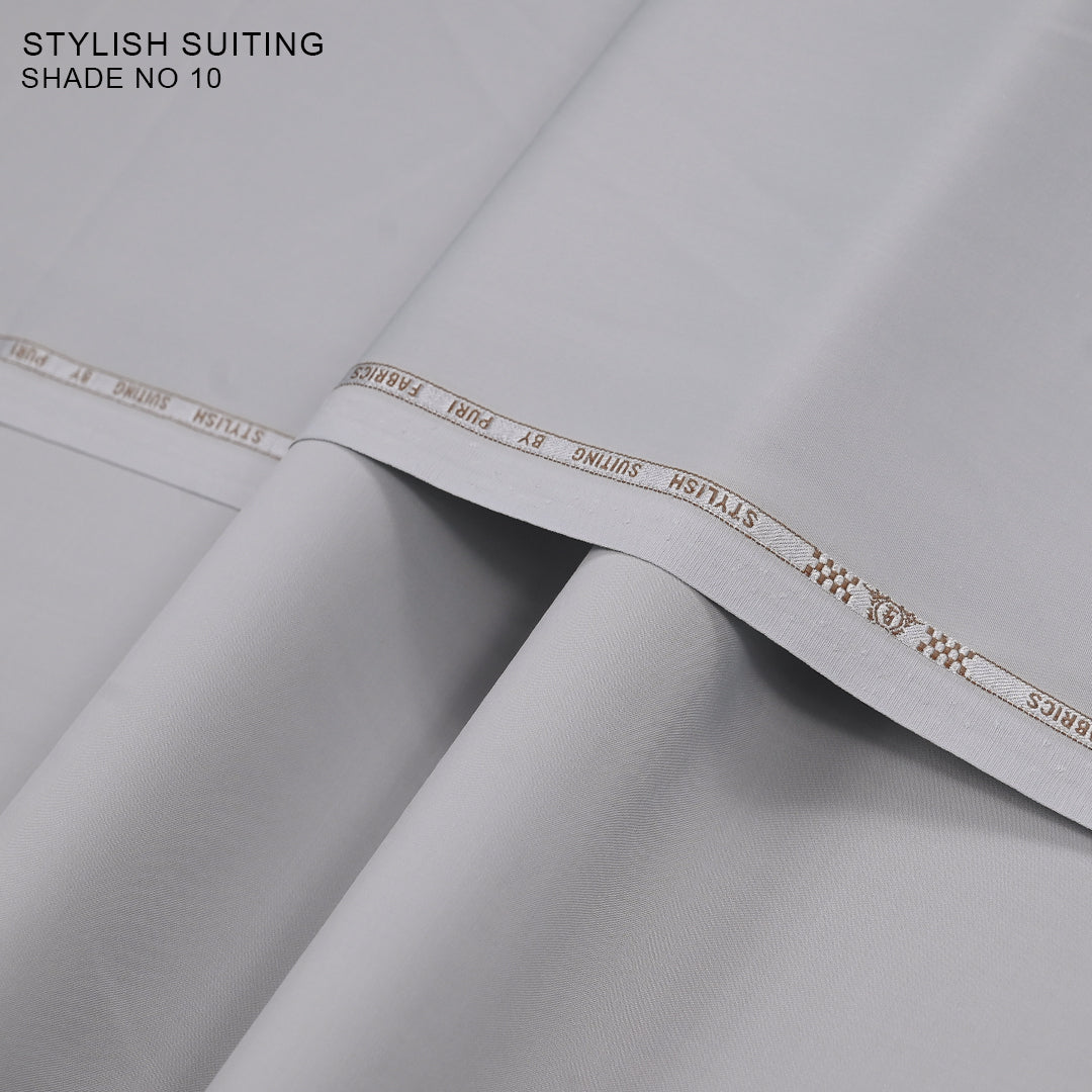 Stylish Suiting – Luxurious Wash & Wear (Liquid Ammonia Finish)