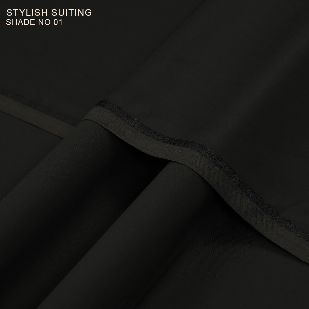 Stylish Suiting – Luxurious Wash & Wear (Liquid Ammonia Finish)