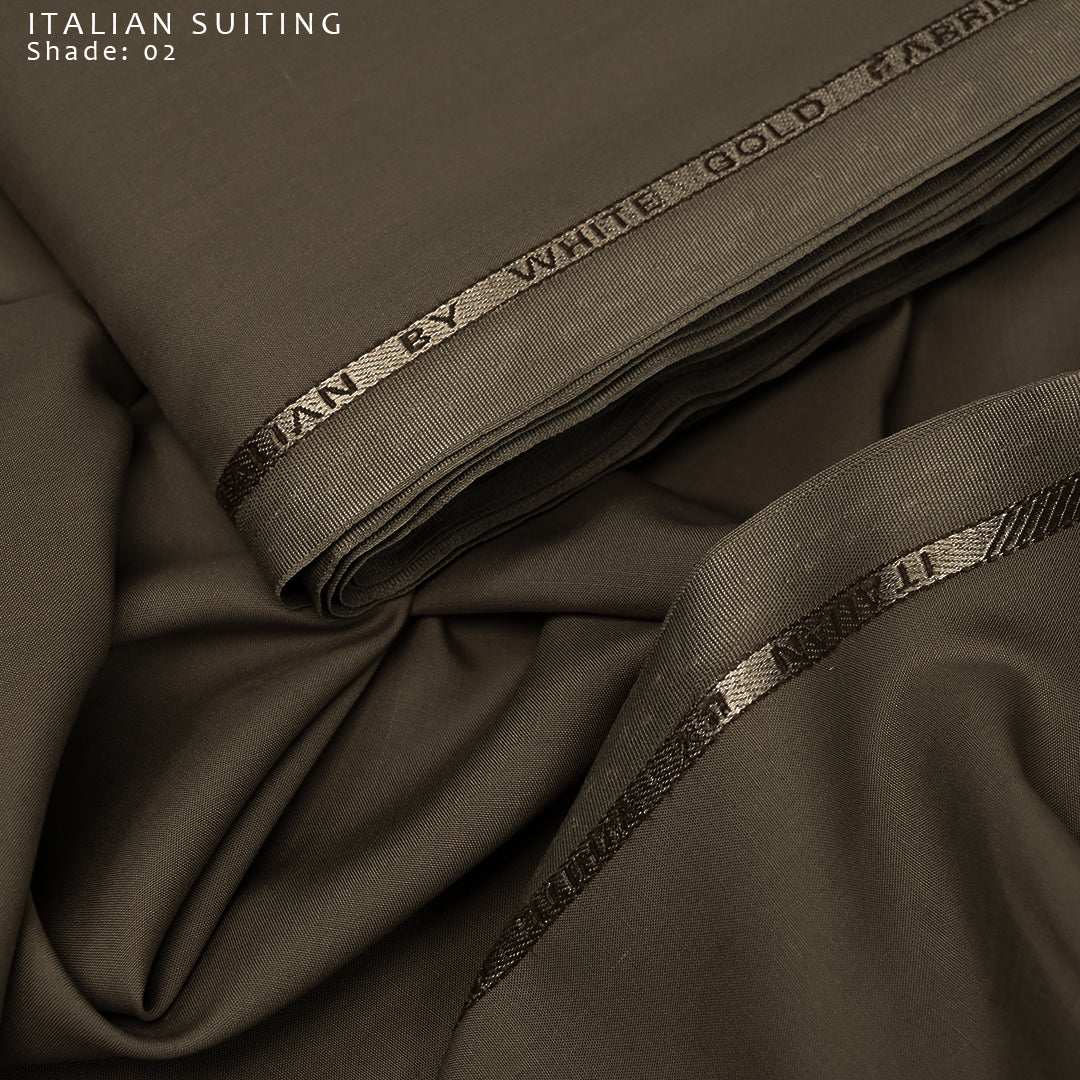 Italian Suiting - Premium Wash & Wear