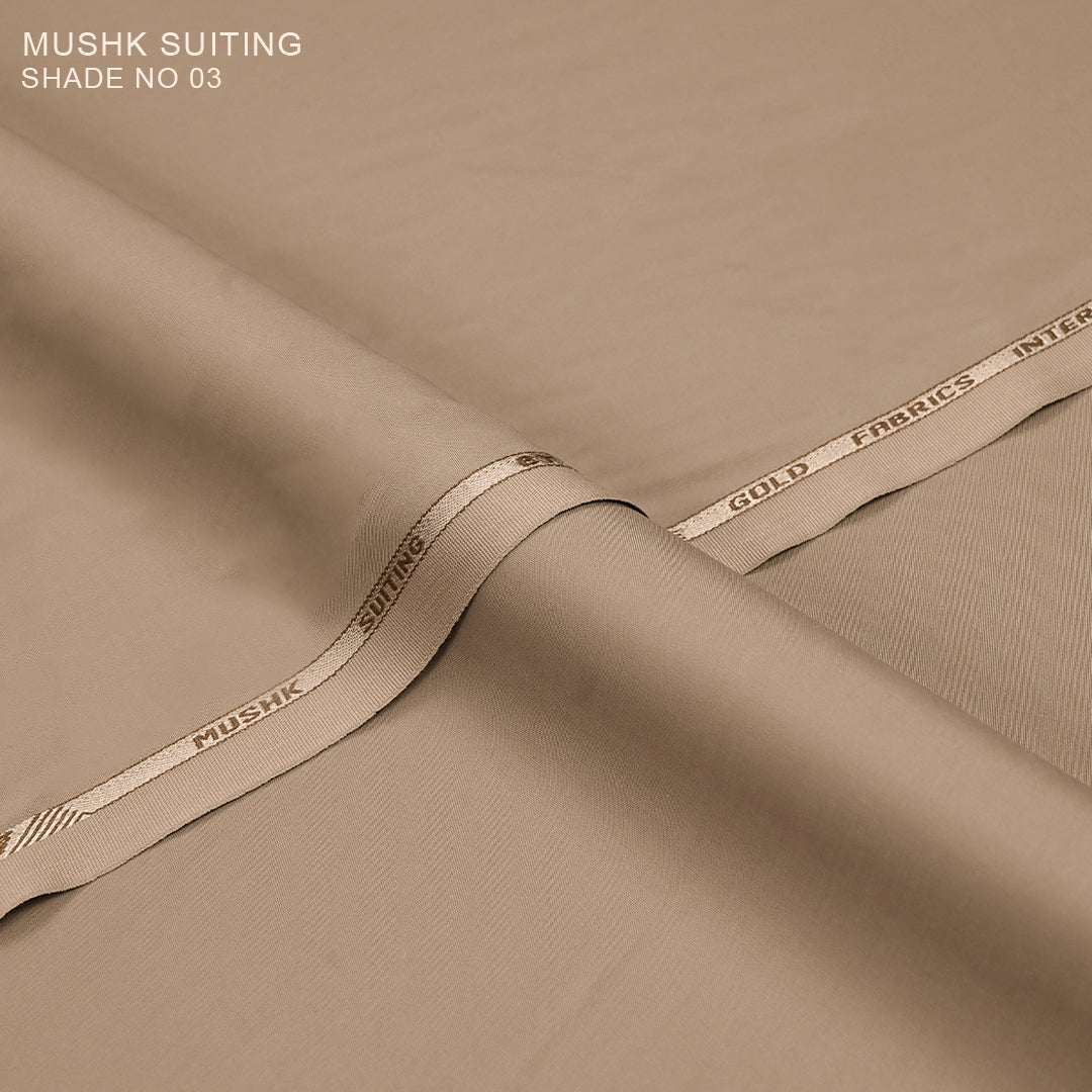 Mushk Suiting Wash & Wear