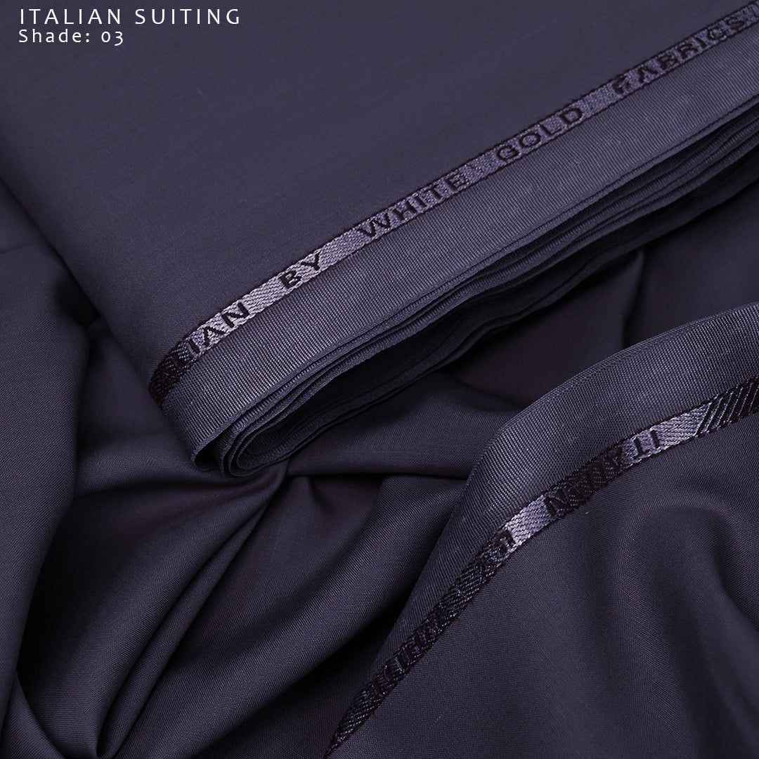 Italian Suiting - Premium Wash & Wear