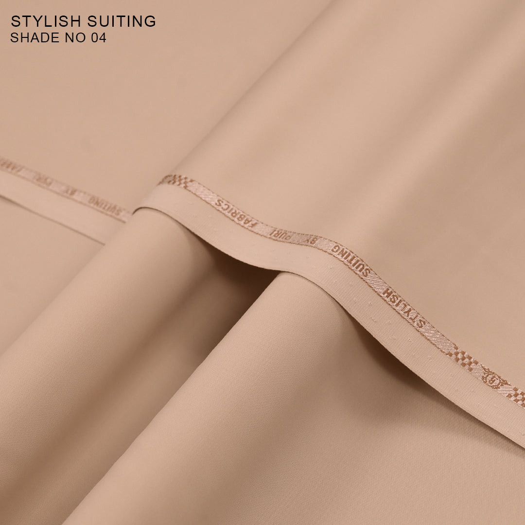 Stylish Suiting – Luxurious Wash & Wear (Liquid Ammonia Finish)