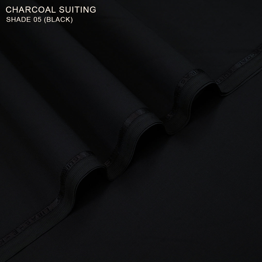 Charcoal Suiting - Wash & Wear