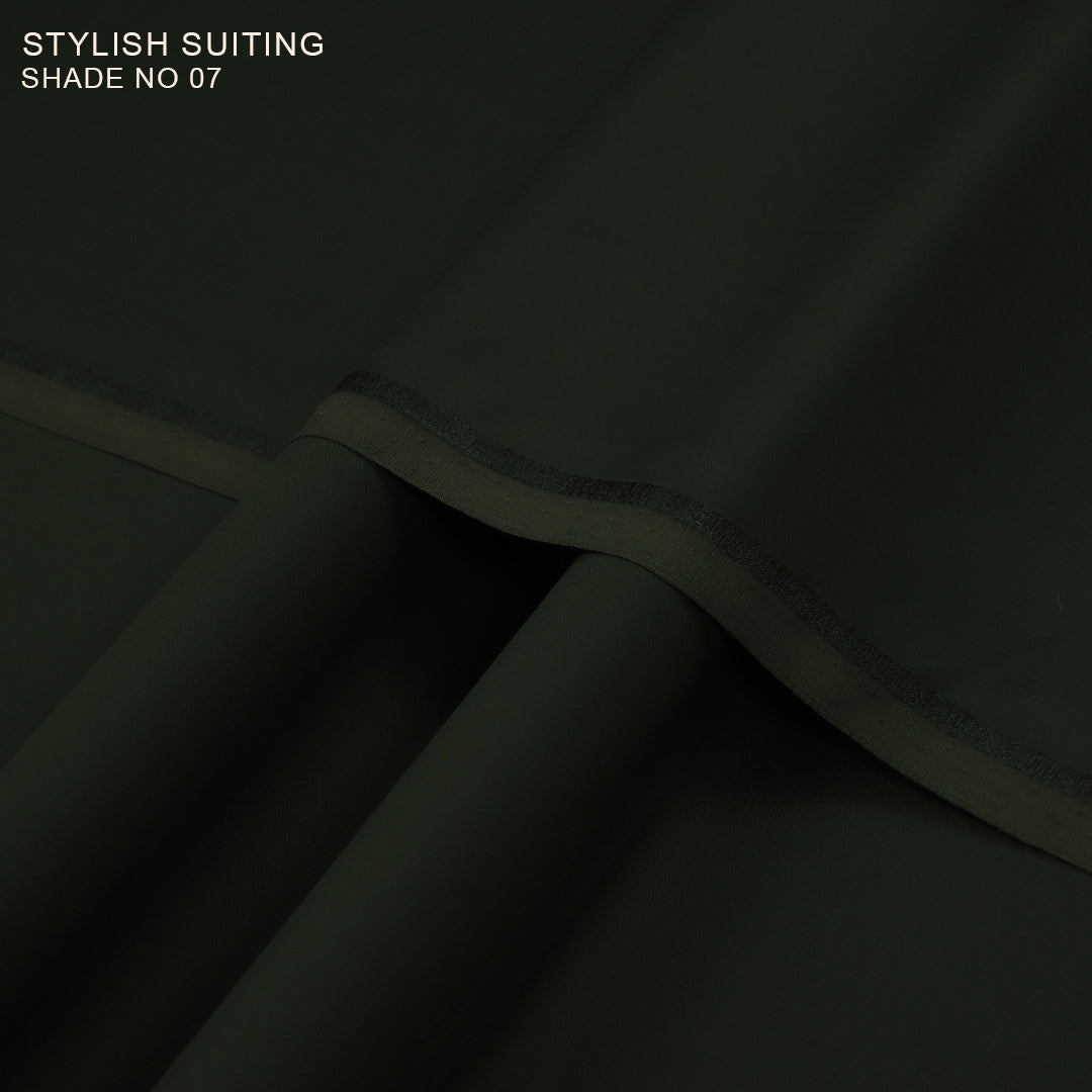 Stylish Suiting – Luxurious Wash & Wear (Liquid Ammonia Finish)