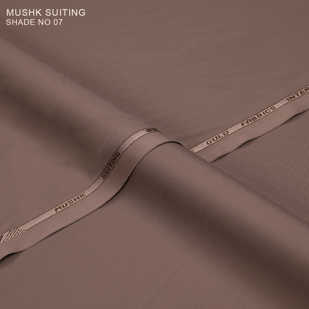 Mushk Suiting Wash & Wear