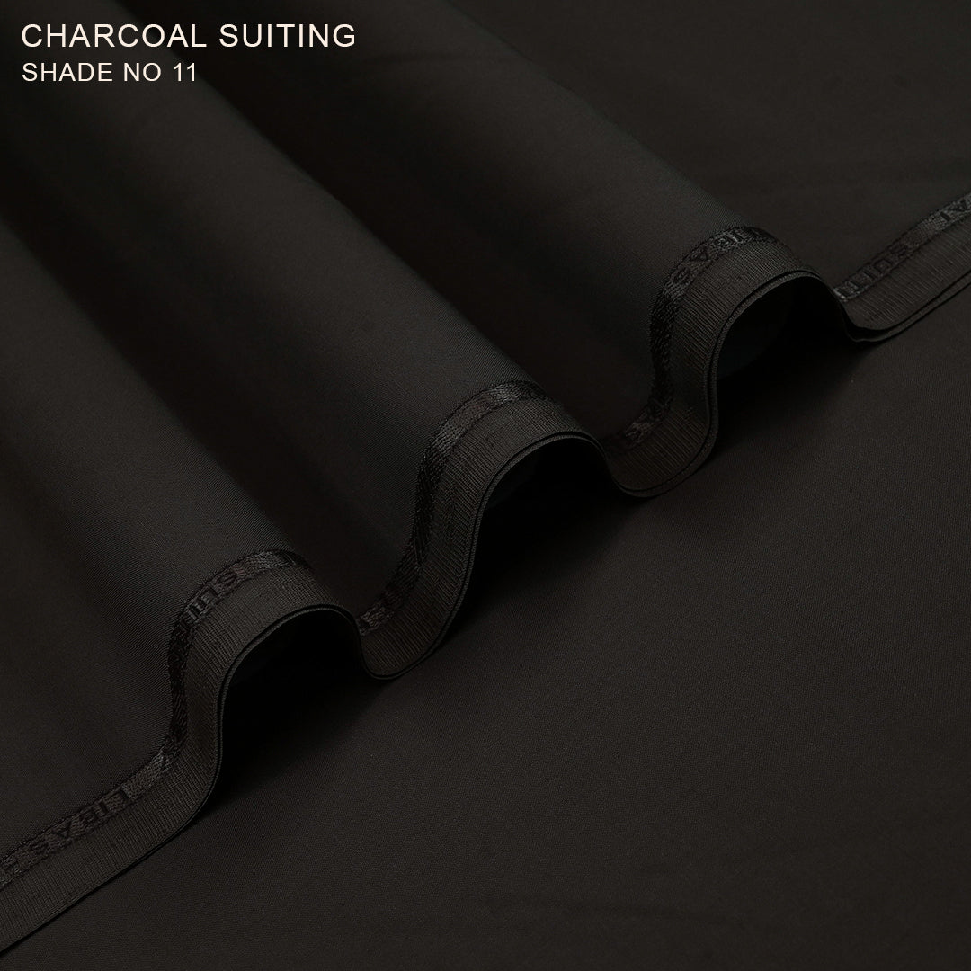 Charcoal Suiting - Wash & Wear