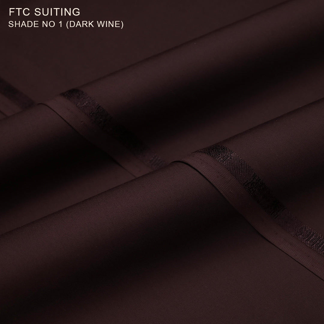 FTC Suiting – Luxurious Finish Wash & Wear
