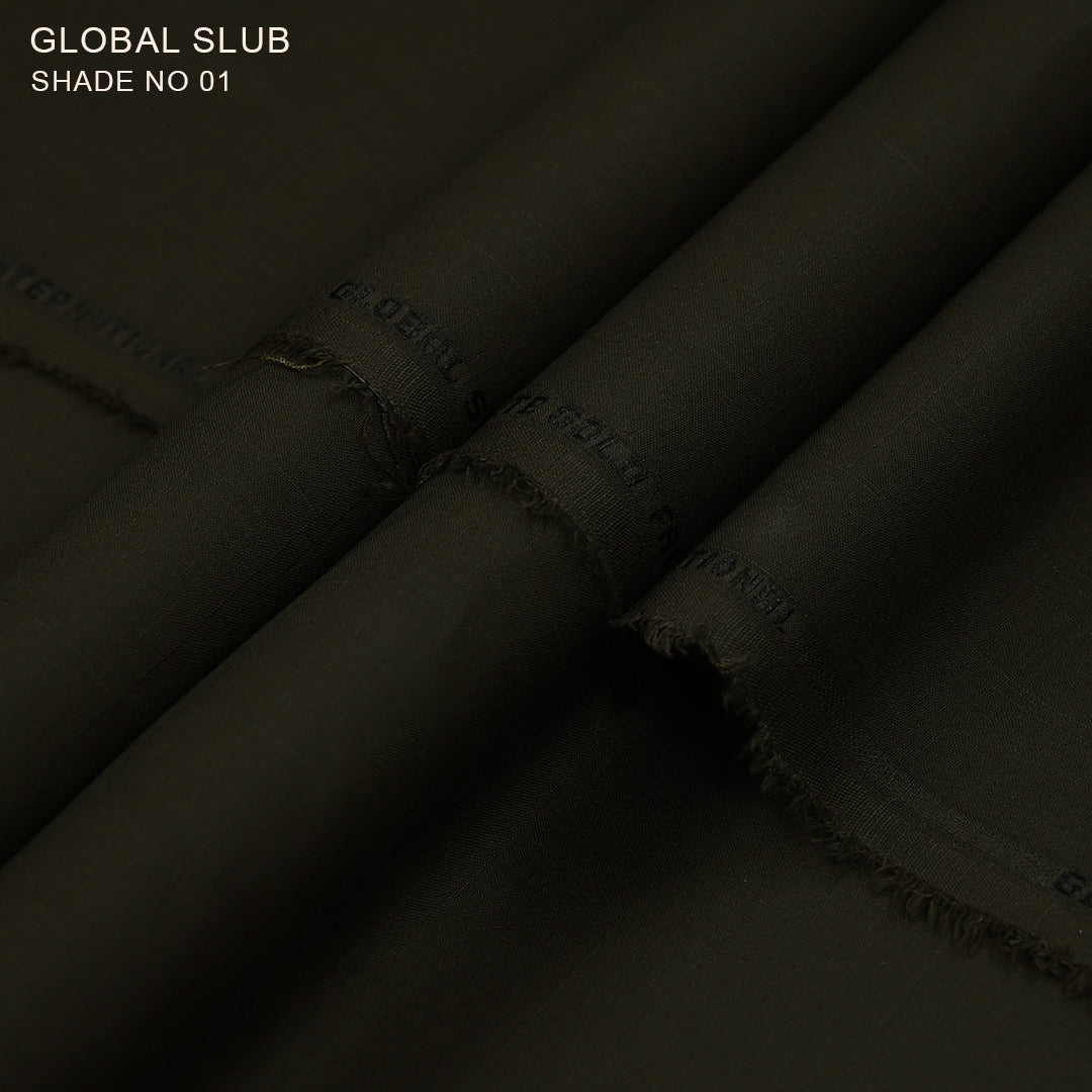 Global Slub-Design Wash & Wear
