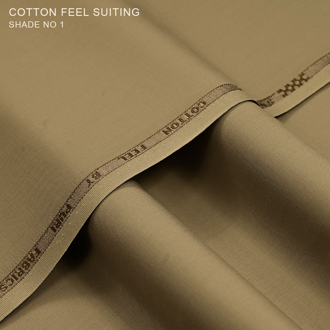 Cotton Feel Suiting (Wash & Wear)