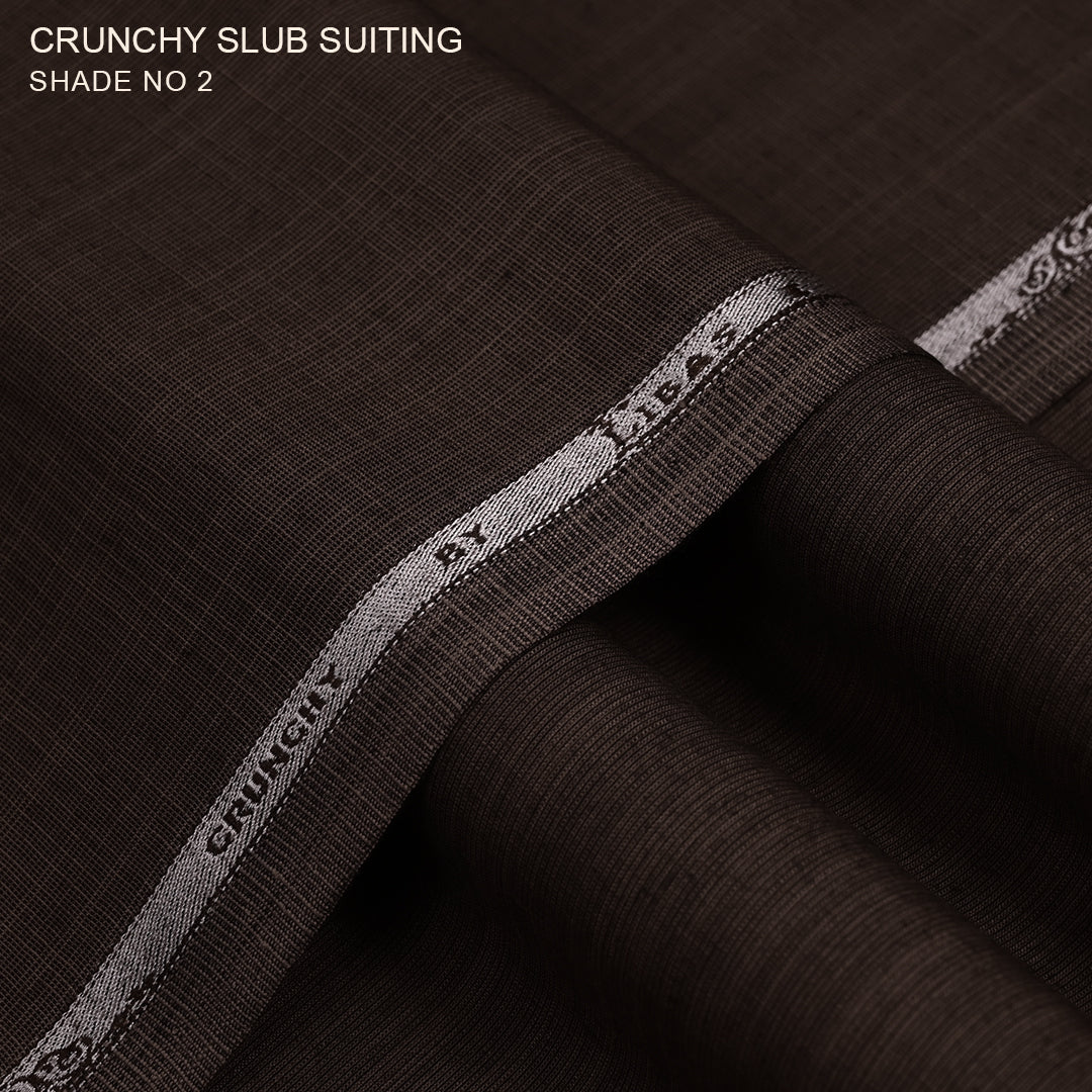 Crunchy Slub Suiting