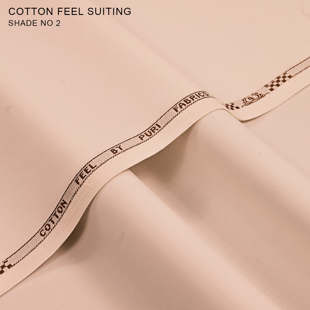 Cotton Feel Suiting (Wash & Wear)