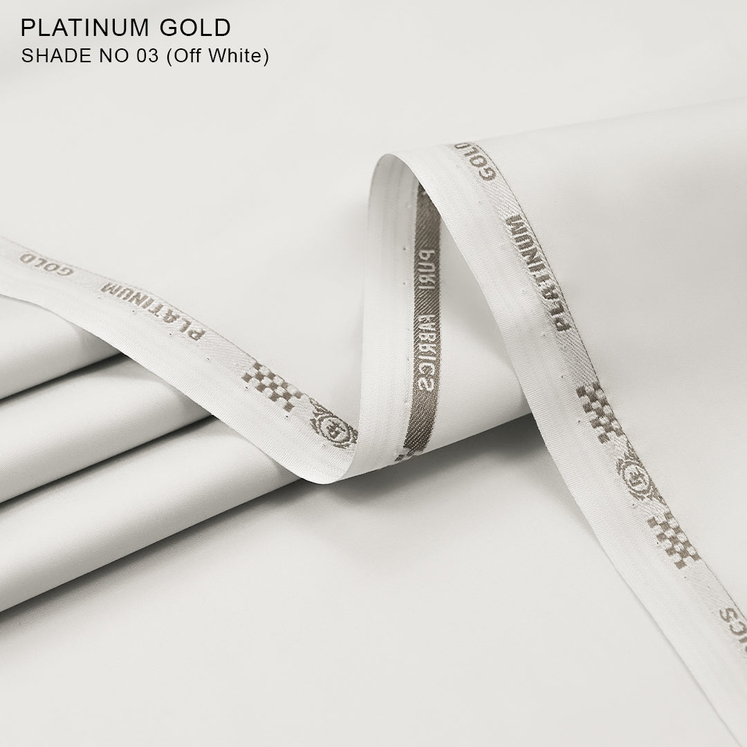 Platinum Gold Cotton - Liquid Ammonia Finish