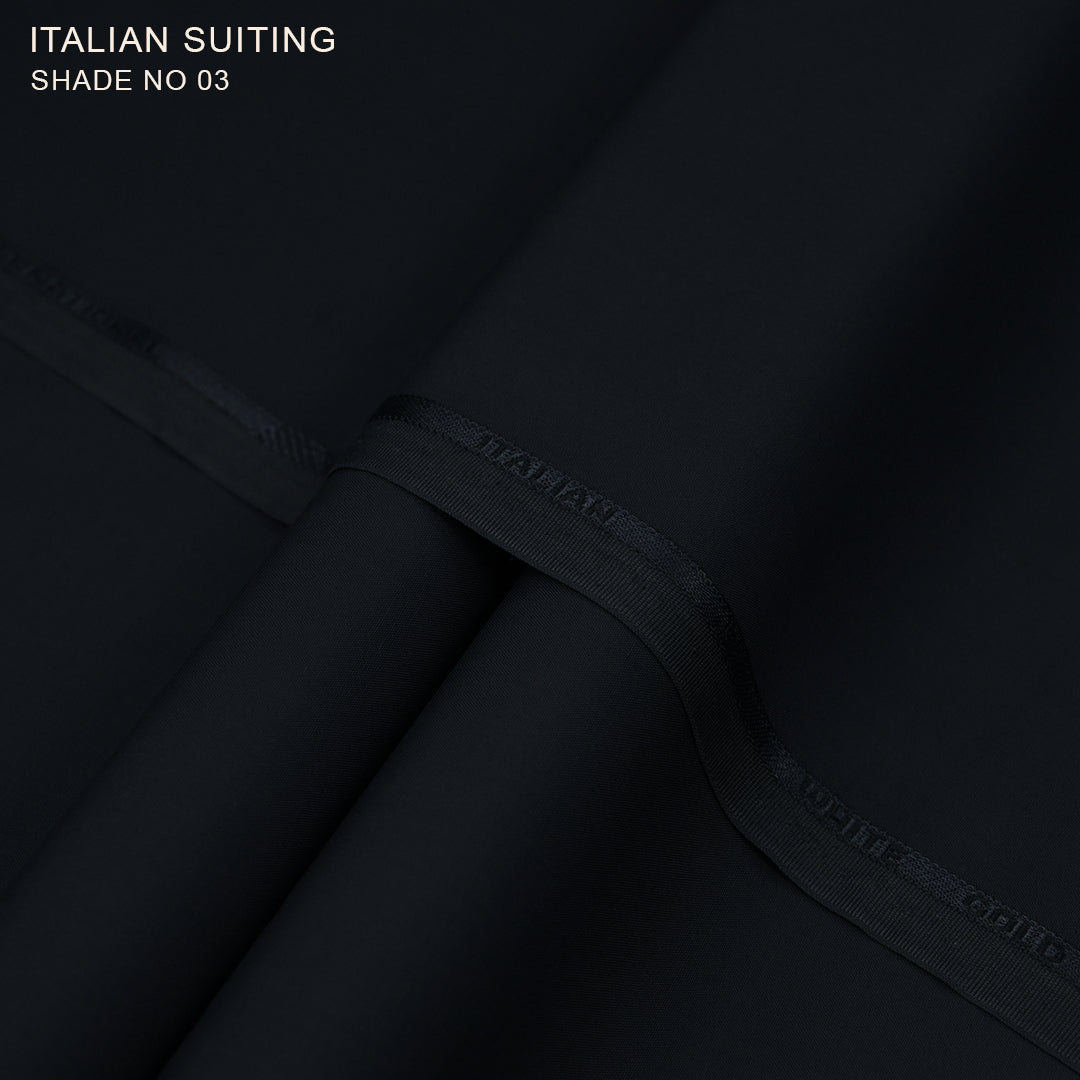 Italian Suiting - Premium Wash & Wear