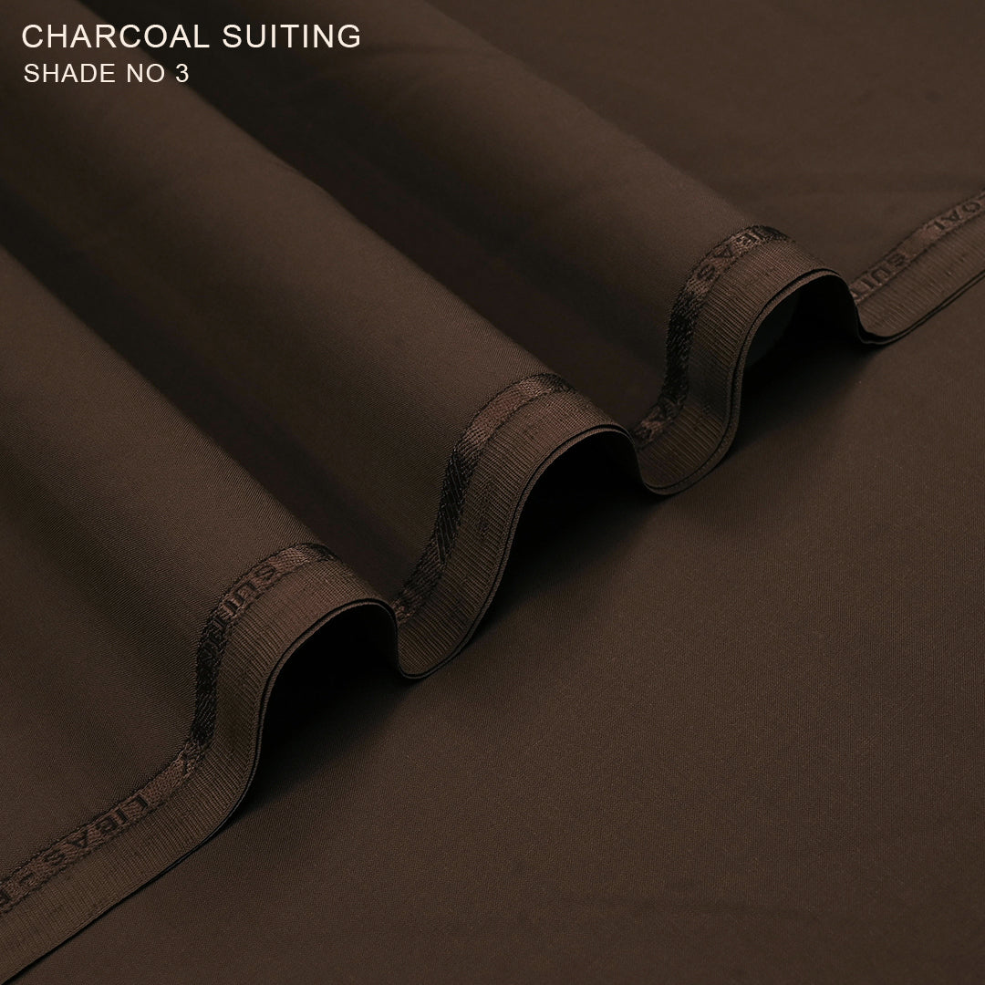 Charcoal Suiting - Wash & Wear