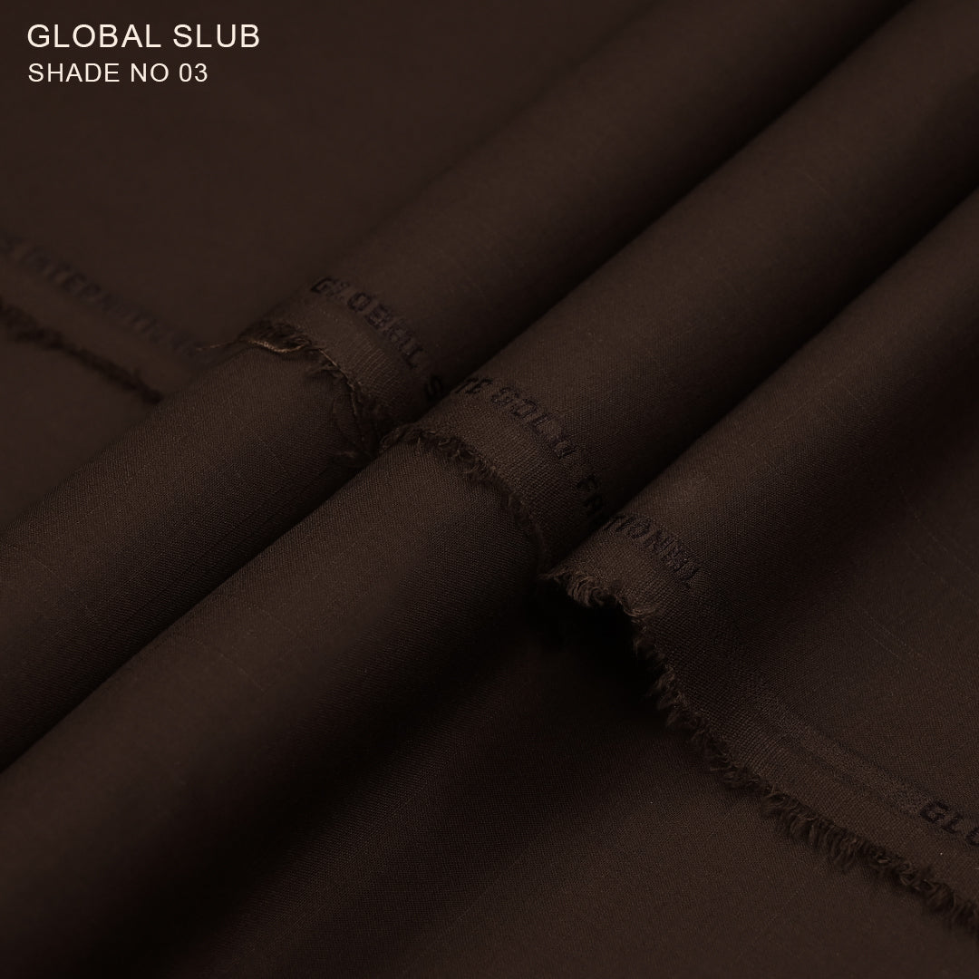 Global Slub-Design Wash & Wear