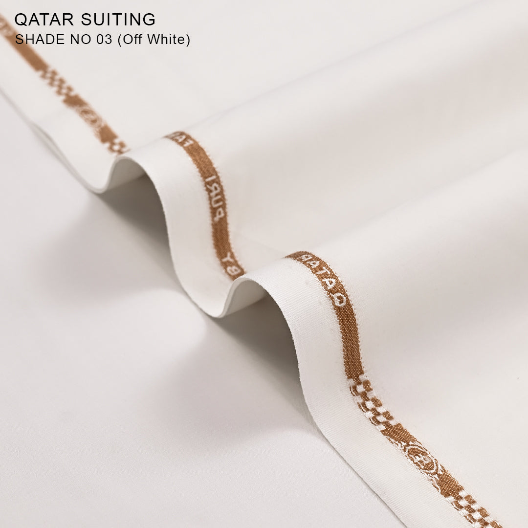 Qatar Suiting- Wash & Wear