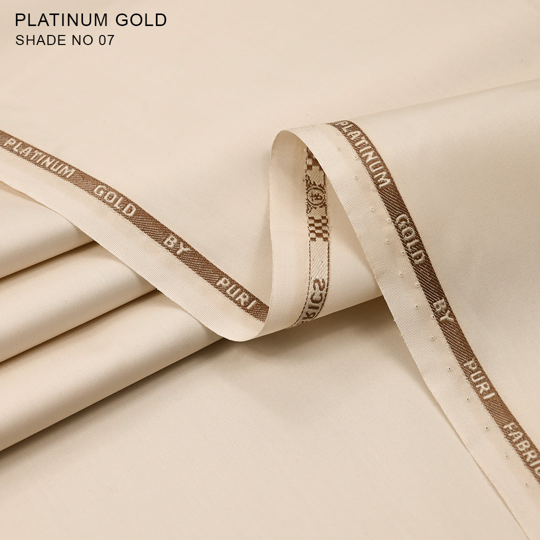 Platinum Gold Cotton - Liquid Ammonia Finish