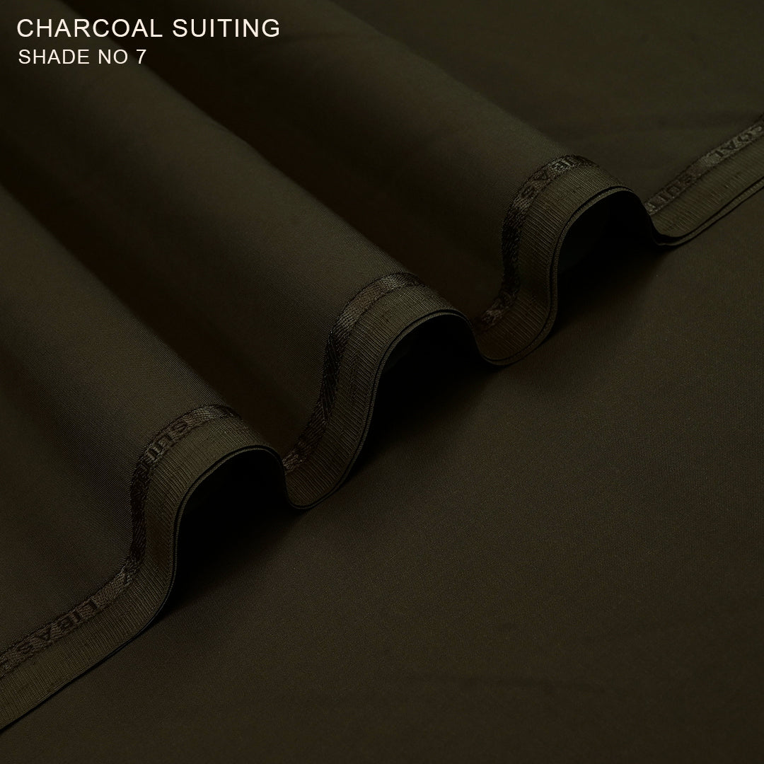 Charcoal Suiting - Wash & Wear